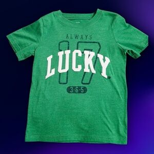 Carter's Green 'Always Lucky' Kids Tee